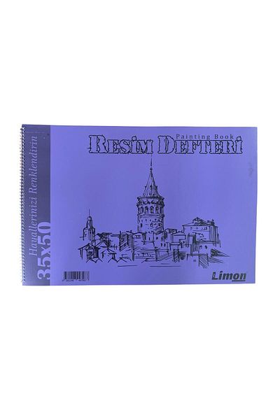 Limon دفتر صور مقاس 35 × 50 غطاء بلاستيكي حلزوني 25 ورقة