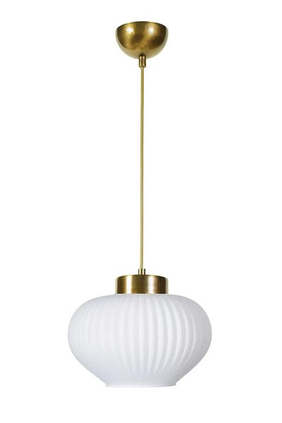 Modavize Sahra Modern Design Antique Color White Glass Living Room Living Room - Kitchen - Cafe Single Chandelier