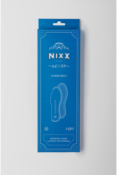 Nixx NX108 - Comfort + | Hafızalı Sünger, Kaymaz Lateks ve Uzun Süreli Yastıklamalı Yumuşak İç Tabanlık