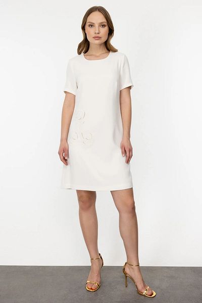 Ekol Minimalist Short Sleeve Midi Dress - Casual & Special Occasions