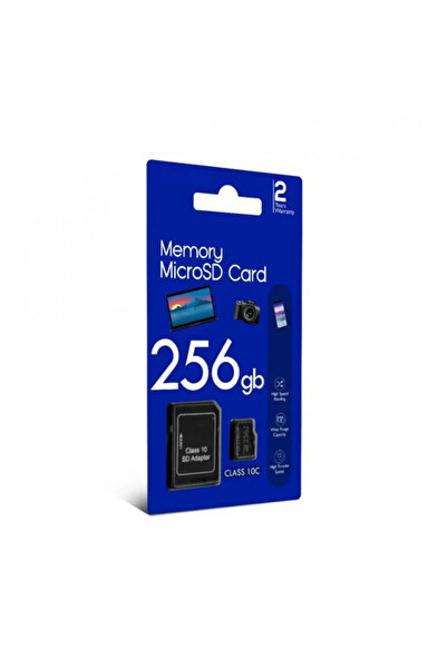 CROW'S TECH CRT 256gb Micro Sd 130 Mb/sn Siyah Hafıza Kartı Telefon Kamera Ta...