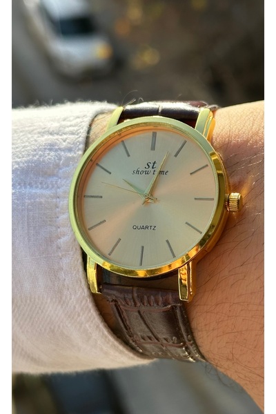 Show Time DERİ KORDON ERKEK KOL SAATİ