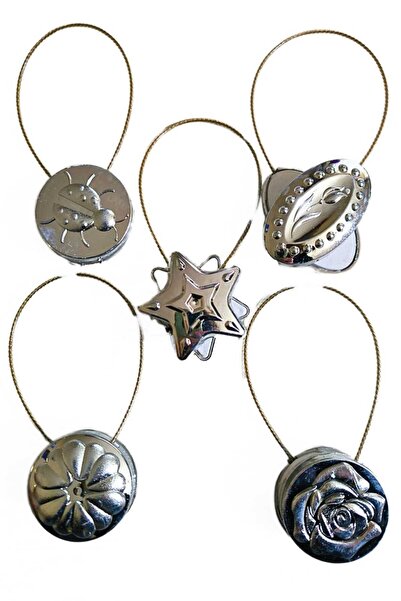 lawrenceshop 5 Magnet Curtain Buckle Curtain Holders