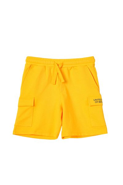 United Colors of Benetton Κίτρινο αγορίστικο σορτς - B21365