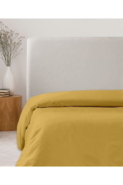 Evim 100% Cotton Akfil Duvet Cover 200X220 cm Mustard