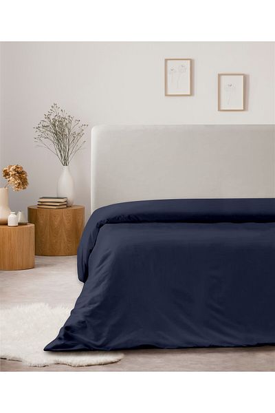 Evim 100% Cotton Akfil Duvet Cover Double 200X220 cm Navy Blue