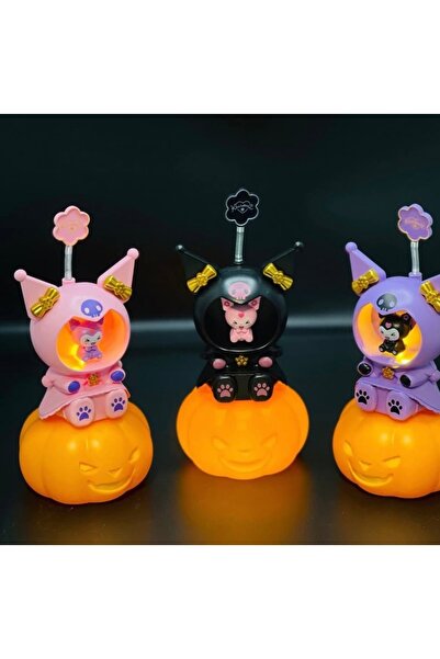 teknotrust Renkli Kuromi Bal Kabağı Gece Lambası, tatlı ve şık tasarım, çocuk odası dekoru için ideal