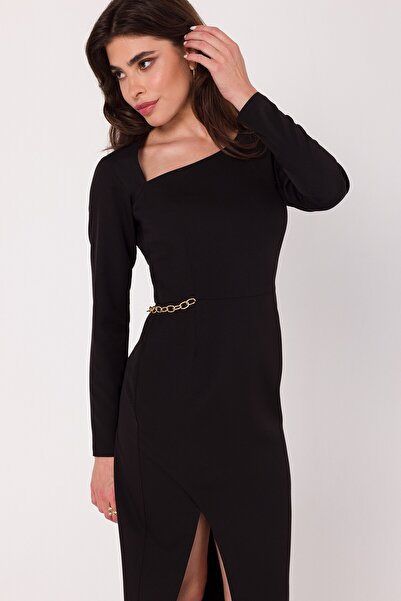 Makover Rochie cu guler asimetric