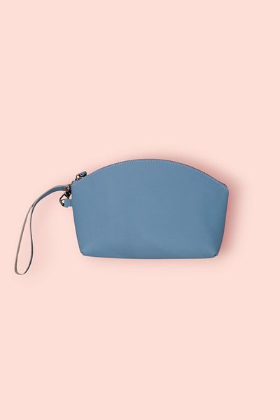Modica Milan - Genuine Leather Makeup and Handbag |   Compact Design, Fashionable and Durable Hand Grip with Handle