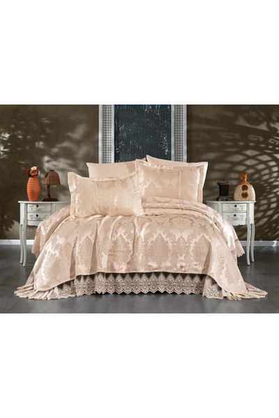 HOBBYDANTEEL Mystery Gipuur Bed Cover (Beige)