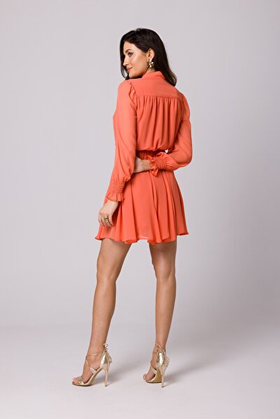 Makover Rochie mini cu cravată la gât