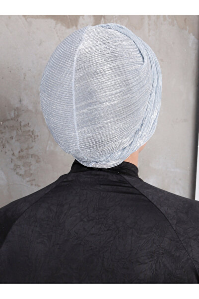 Differenza Baby Blue Glitter Wrapped Bonnet