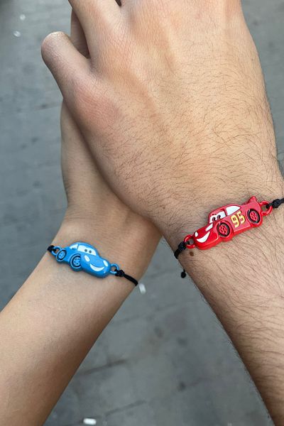 Köstebek Cars Sally & Mcqueen Couple Bracelet
