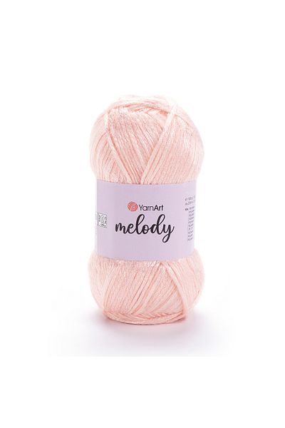 Yarnart Melody - Γυαλιστερό Χειροποίητο Νήμα Πλεξίματος Ανοιχτό Ροζ-896