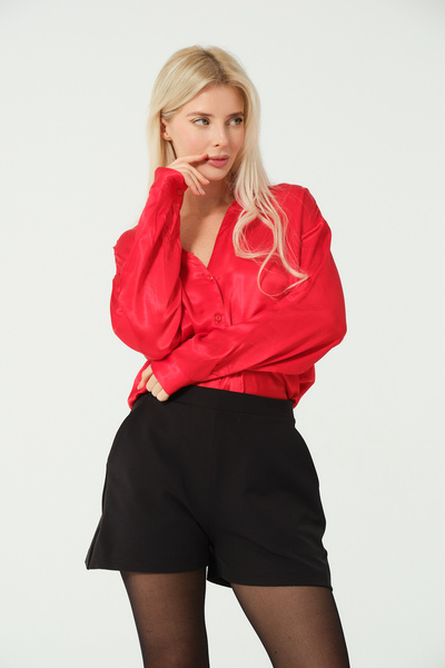 S'amore Clothing Basic Saten Gömlek