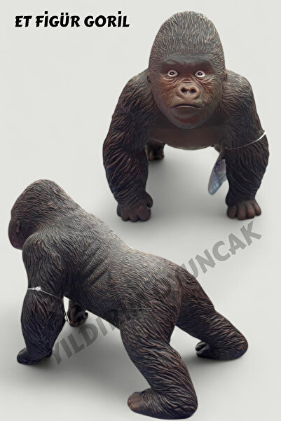 YILDIRIM OYUNCAK Goril Hayvan Figür Et 36 cm - Oyuncak Et Goril Figür