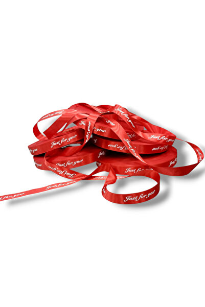 Metro Kuyumculuk Malzemeleri Kırmızı Saten Kurdele ( 10 Metre )