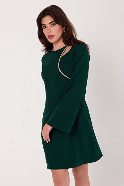 Makover Rochie cu decupaj în formă de lacrimă în decolteu