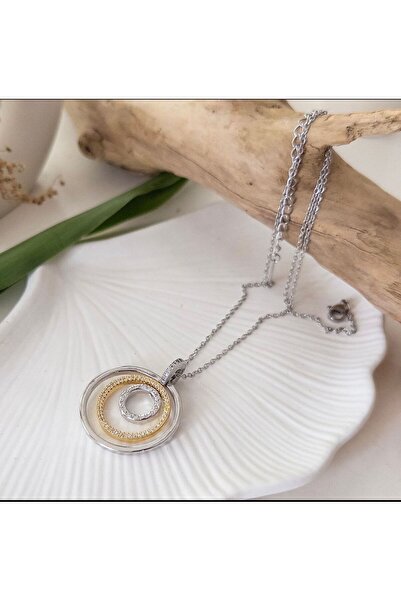 Brillo 316 L Steel Pand.Ra Nested Ring Brand Equivalent Stylish Necklace