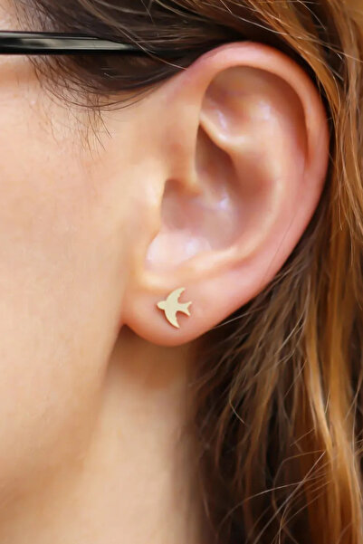 Glorria Altın Anka Kuşu Küpe