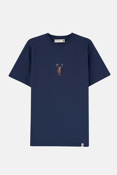WWF Market Μαλακό μπλουζάκι Navy Blue Deer