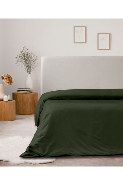 Evim Cotton Akfil Duvet Cover - Dark Green 160X220 cm