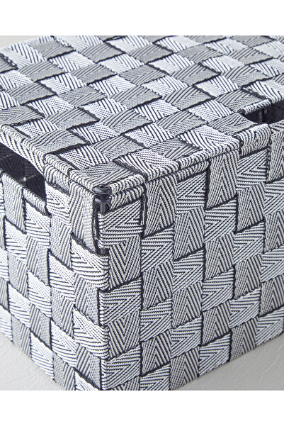 English Home Shine Saklama Kutusu 34x22x17 Siyah - Beyaz