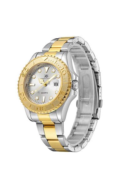 Kenneth Scott Men's Analog White Dial Watch - K23022-TBTW