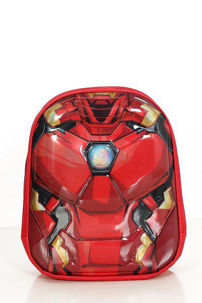 Moricha Rucsac pentru grădiniță pentru băieți cu figurină Red Iron Man