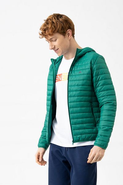 United Colors of Benetton Πράσινο ανδρικό παλτό