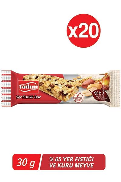 Tadım Peanut Bar 20 X 30 g