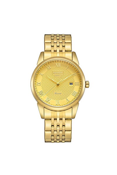 Kenneth Scott Men's Analog Champagne Dial Watch - K23030-GBGC