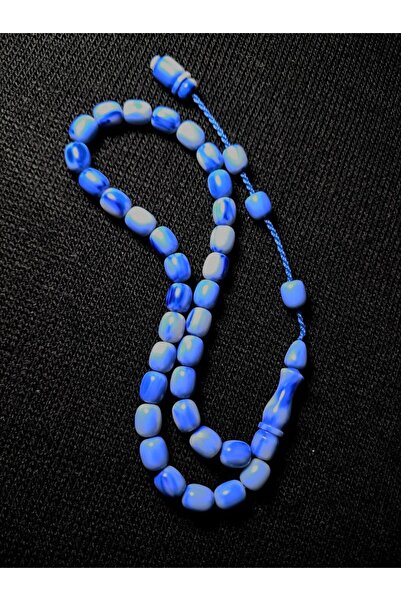 Muammer Köksal Design Tasbih de culoare roșie, lungime până la gleznă, de cul...