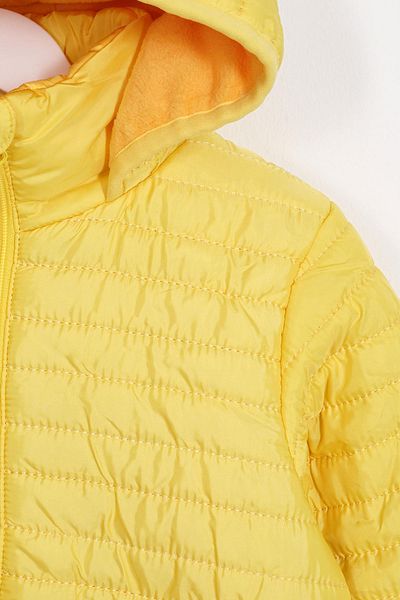 zepkids Hooded Long Sleeve Light Yellow Color Coat