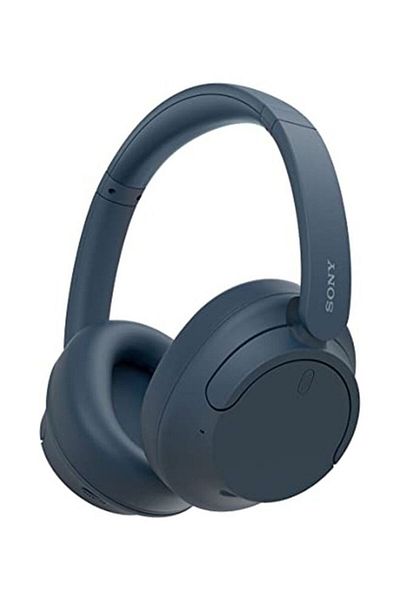 Sony سماعات رأس لاسلكية WH-CH720 مزودة بخاصية إلغاء الضوضاء وبلوتوث فوق الأذن مع ميكروفون للمكالمات الهاتفية