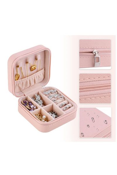 gaman Ey093 Colorful Multi Compartment Jewelry Box - Jewelry Jewelry Organizer - Travel Jewelry Box