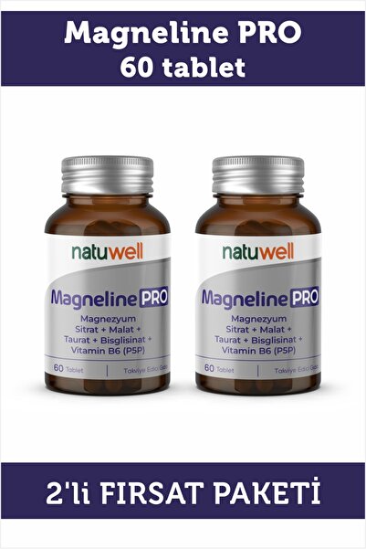 Natuwell Magneline Pro 60 Tablet 2'li Fırsat Paket