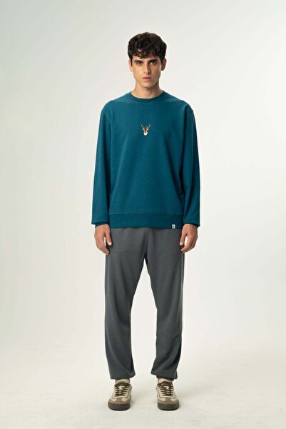 WWF Market Red Fox Soft Fleece Men's Sweatpants - Gray