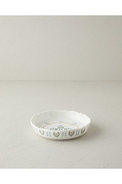 English Home Retro Paisley New Bone China Pit Plate 19 cm White - Blue