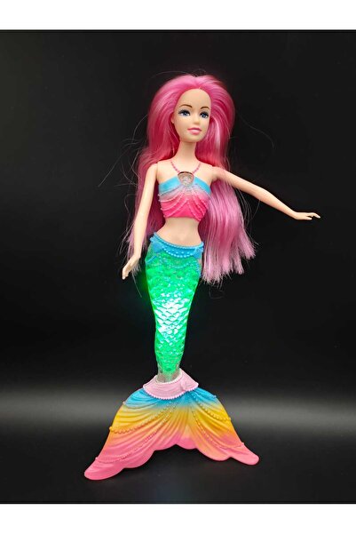 Seyir AVM لعبة نموذج حورية البحر بألوان قوس قزح مع أضواء وصوت