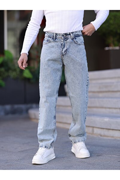 WKM Чоловічі баггі-фіт джинси з деніму