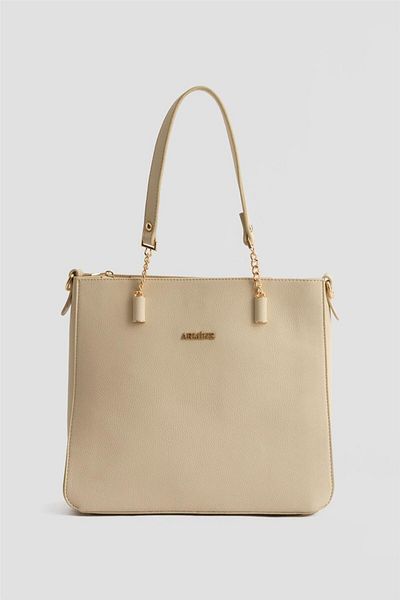 Armine Geanta de culoare crem - Model 24yd7362