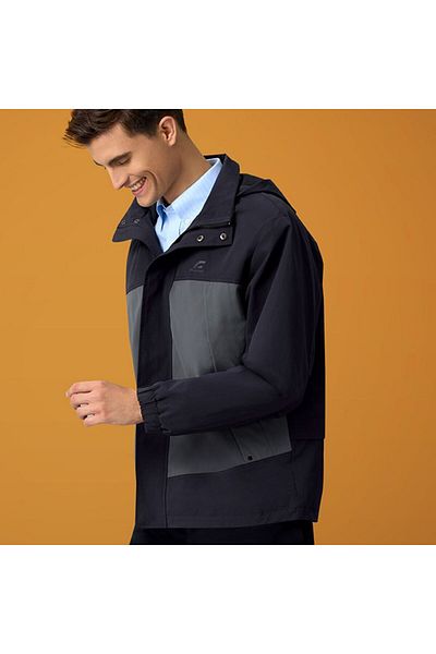 Giordano Men's G-Motion Lightweight Full Zipper Windbreaker Jacket