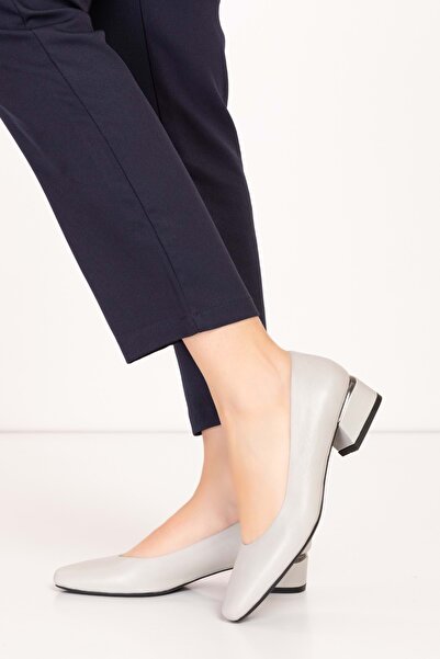 Gondol Genuine Leather Short Heeled Shoes Vdt.07