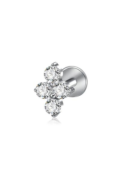 Janset F136 Titanium Gia Model Tragus Piercing - Helix Tragus Lobe Piercing