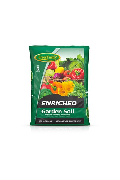 GREEN THUMB Enriched Garden Soil 1-Cu. Ft.