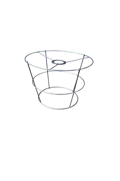 C&A&B KUZEY AVİZE C&A&B North Chandelier - Raw Wire Oval Top 28 Cm, Medium 24 Cm, Bottom 20 cm Height 20 cm