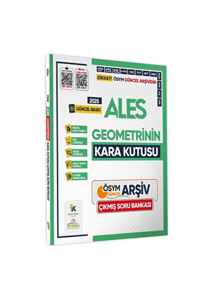 Karakutu Yayınları 2025 ALES GEOMETRİNİN Kara Kutusu ÖSYM Çıkmış Soru Havuzu ...
