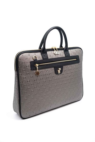 Silver Polo Silver & Polo Platinum - Μαύρο SP1175 Γυναικείο Laptop & Χαρτοφύλακας