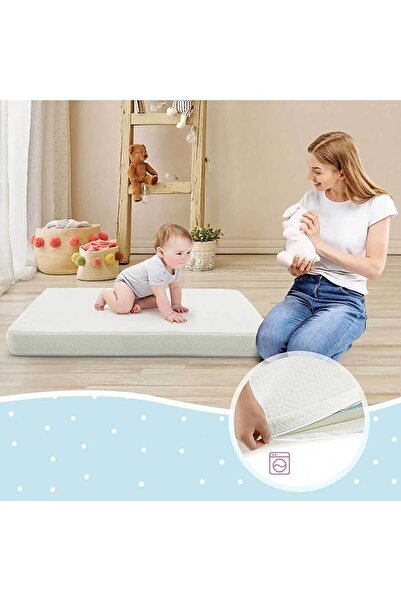 RevuBaby Ortopedik Cotton Bebek Yatağı Park Beşik Yatağı Çocuk Yatakları Oyun...